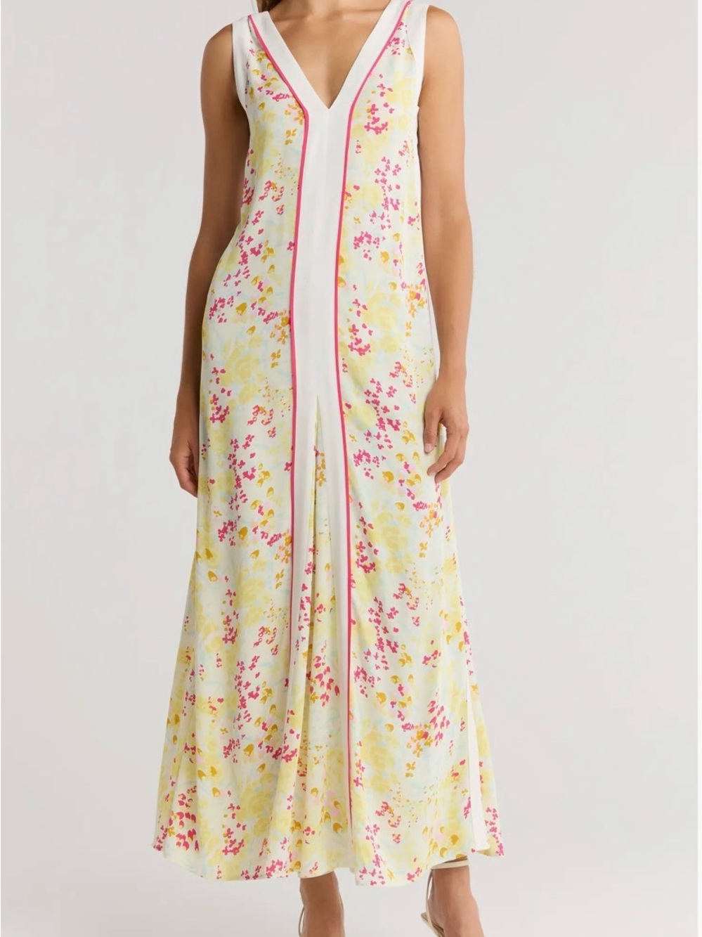 Reiss Eliza Buttercup Print Midi Dress - Picture 4 of 5